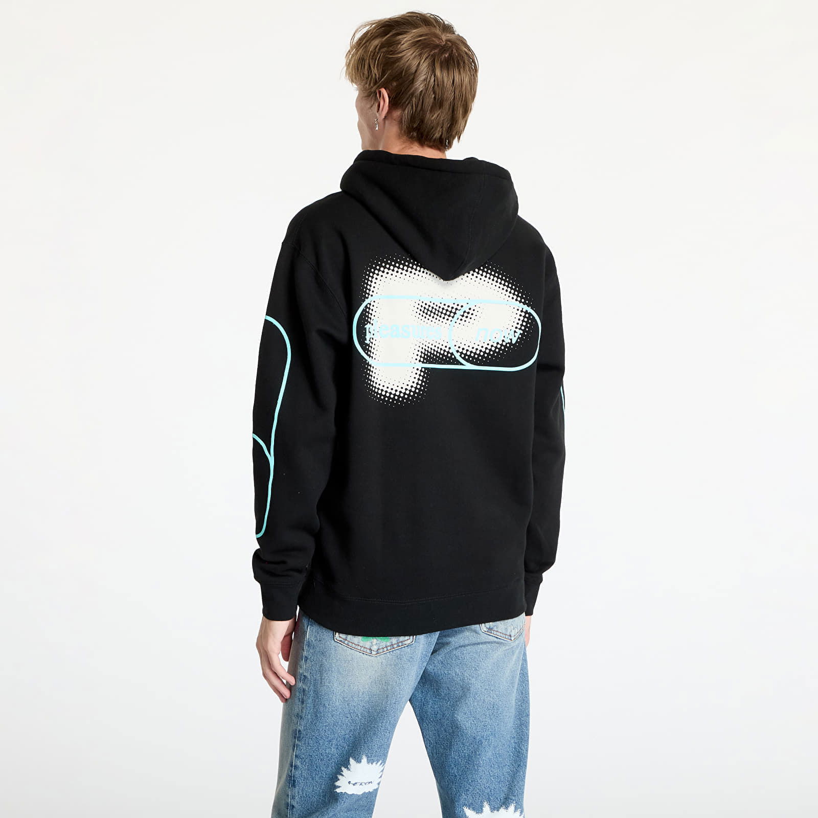 Pixel P Hoodie Black