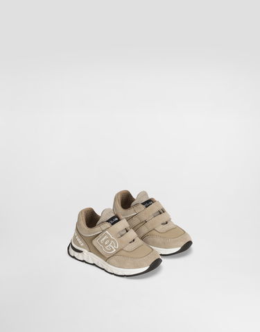 Doplnky Dolce & Gabbana Dolce & Gabbana DG Running Mesh and Split Leather First Steps (19-26) Béžová | DN0199AA9548B183, 1