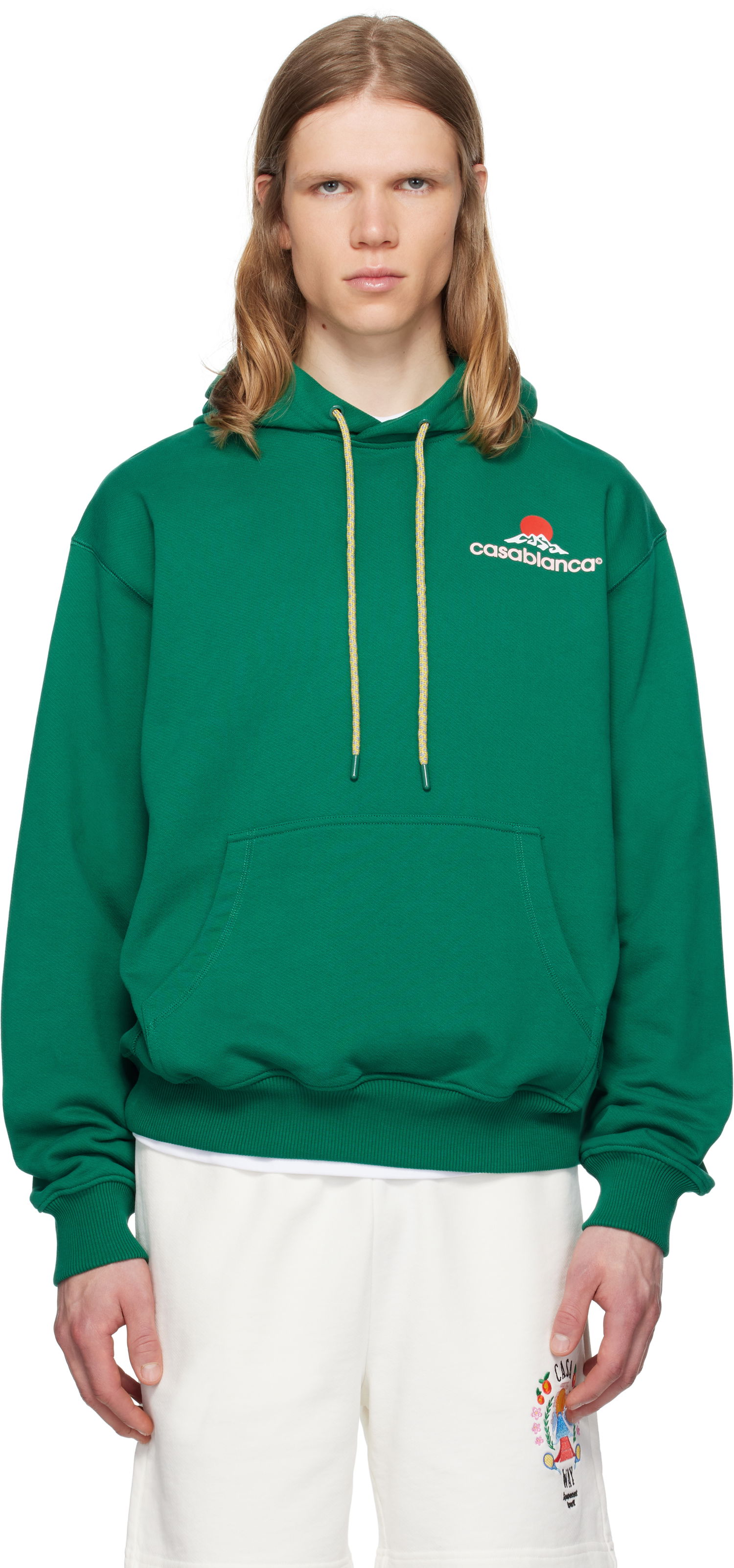 Mikina Casablanca Casablanca Montagne Hoodie Zelené | MPF25-JTP-292-03, 0