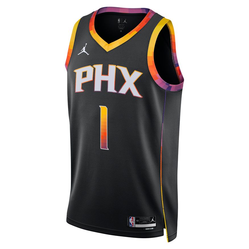 Dres Jordan Dri-FTI NBA Phoenix Suns Statement Edition 2022 Swingman Jersey Čierna | DO9540-012, 1