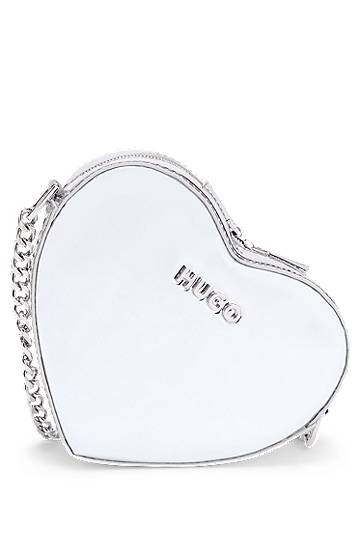 Kabelka BOSS HUGO Heart-Shaped Crossbody Bag Biela | 50536119, 0