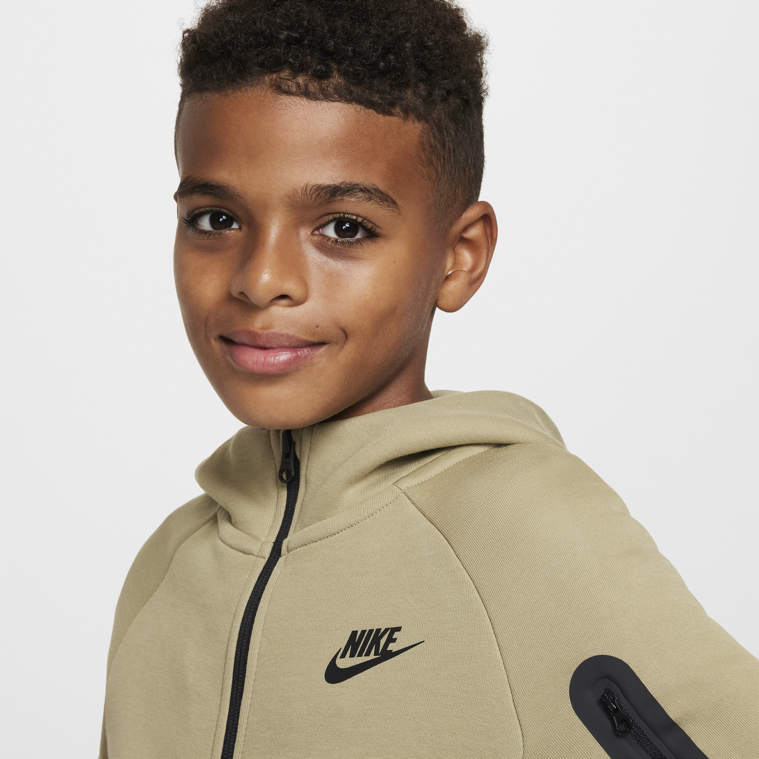 Mikina Nike Sportswear Tech Fleece Full-Zip Hoodie Zelené | HV5867-238, 1