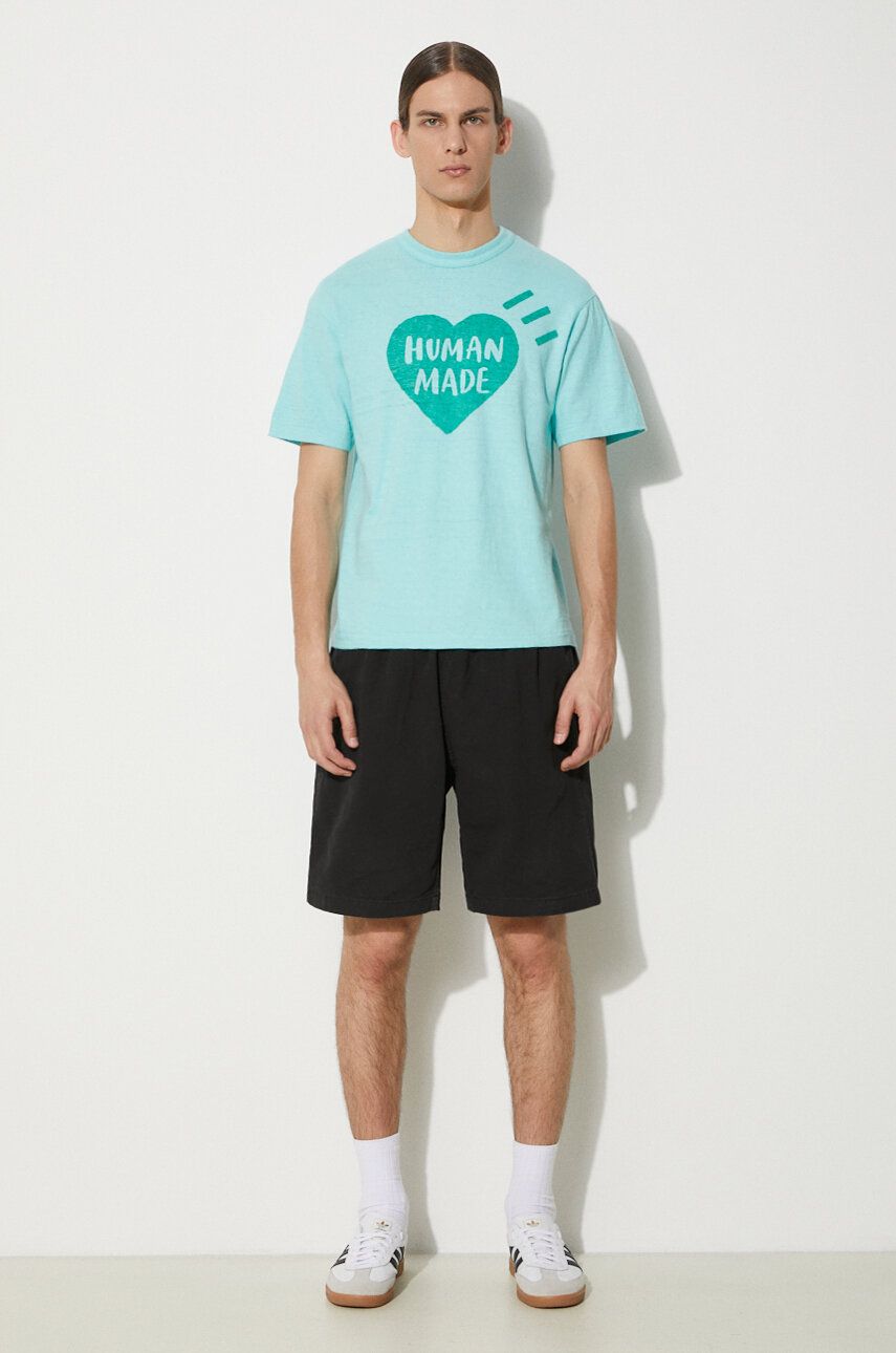 Tričko Human Made Graphic Print T-Shirt Tyrkysová | HM27CS006, 1