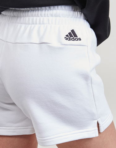 Šortky adidas Originals Shorts adidas W LIN FT SHO Biela | IC6875, 4