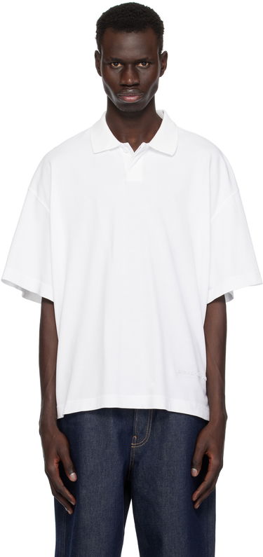 Polo tričko Alexander Wang Alexander Wang Short-Sleeve Polo Biela | 6CC1251073, 0