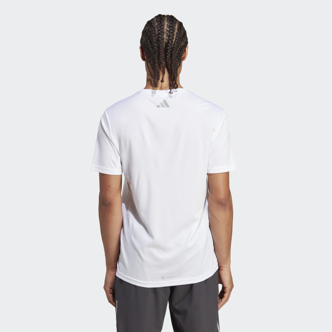 Tričko adidas Originals Run Icons 3 Bar Logo Biela | HR3244, 1