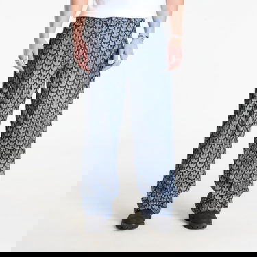 Džínsy adidas Performance Denim Loose Monogram Pants Modrá | KD0399, 4