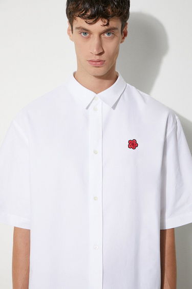 Košeľa KENZO Boke Flower Crest Relaxed Shirt Biela | FE65CH1239LO.01, 0
