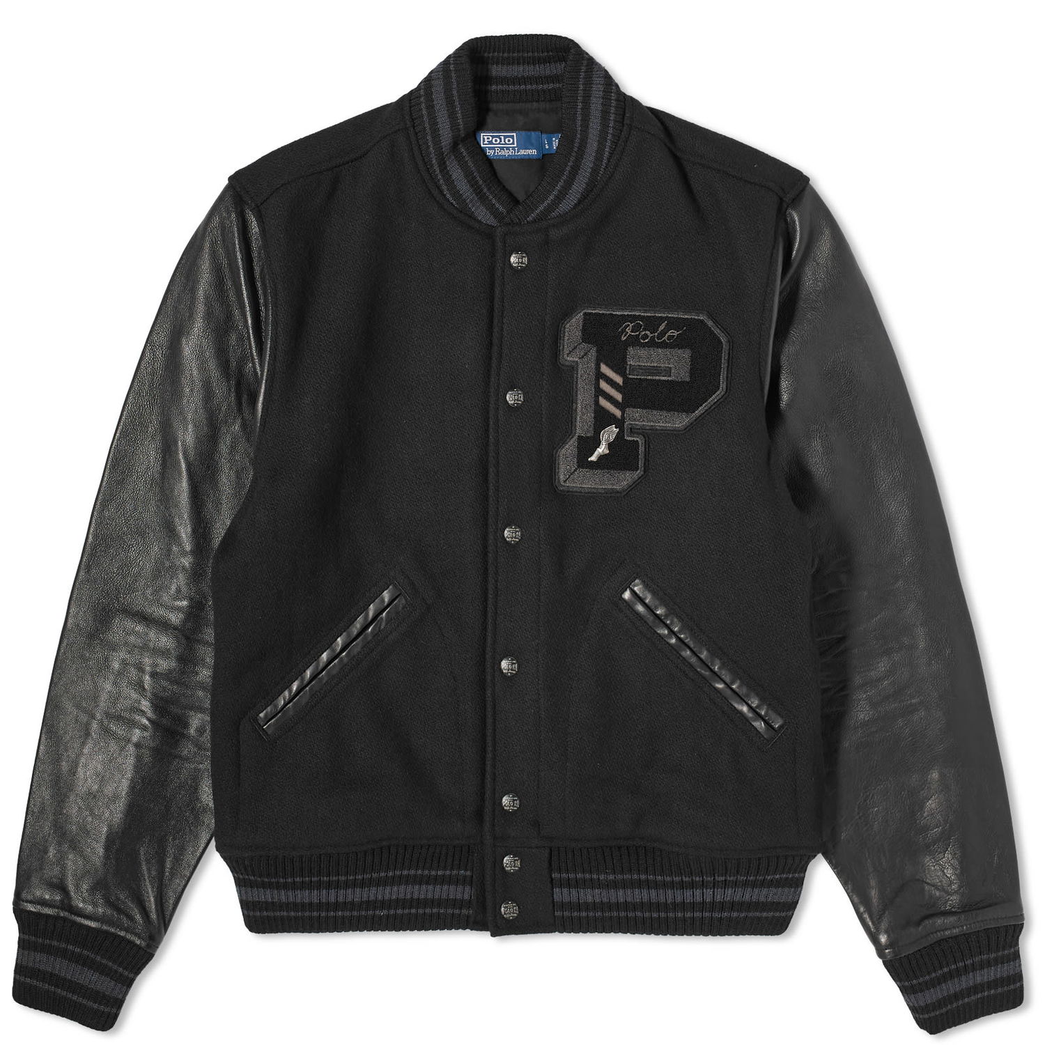 Bunda Polo by Ralph Lauren Polo Ralph Lauren Men's Lined Varsity Polo Čierna | 710907546001, 0