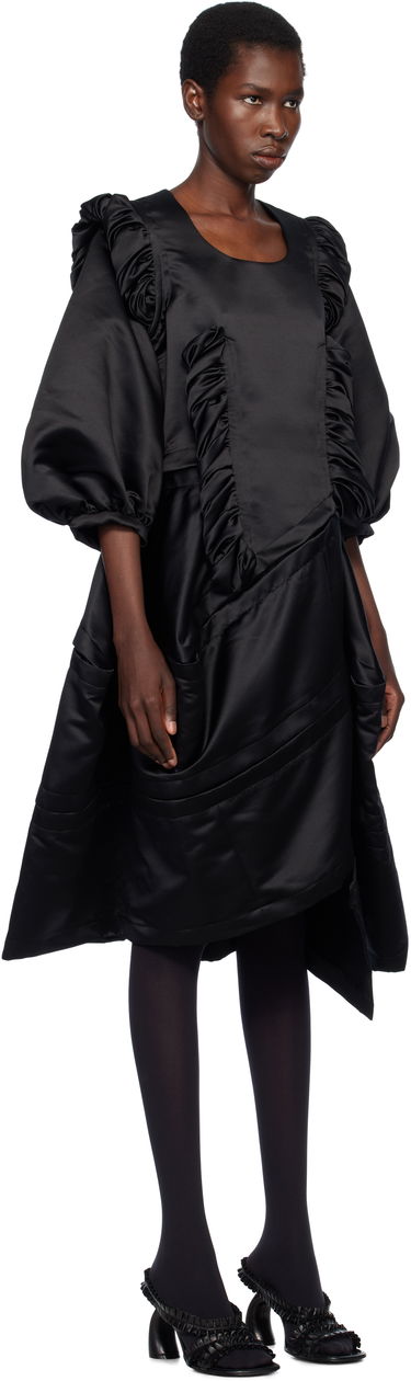 Šaty Comme des Garçons Comme des Garçons Satin Midi Dress Čierna | RO-O006-S25, 1