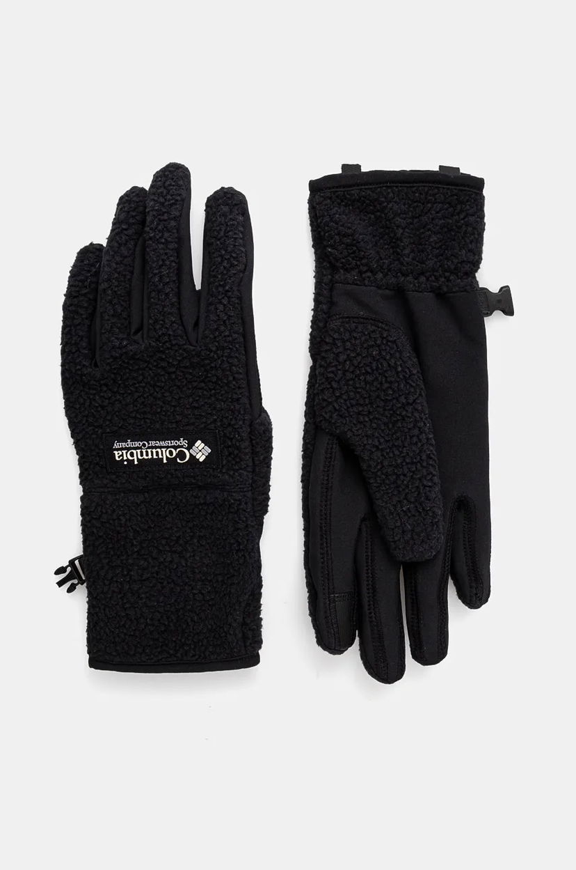 Rukavice Columbia Fleece Gloves Helvetia Čierna | 2094031