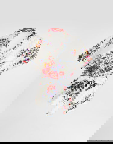 Košeľa Dolce & Gabbana Dolce & Gabbana Flower Bouquet-print Twill Vanity Shirt Rôznofarebný | F5S23TIS11IHA5ZO, 0