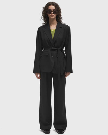 Nohavice ØLÅF Tailored Casual Trousers, Size: L Čierna | W200407-BLACK, 1