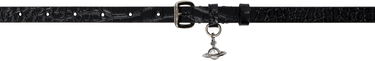 Opasok Vivienne Westwood Vivienne Westwood Mini Alex Charm Belt Čierna | 8201007IW-L0098-, 0