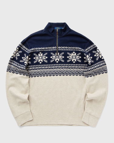 Sveter Polo by Ralph Lauren Half Zip Long Sleeve Sweater Modrá | 710952254001, 0