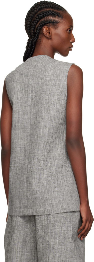 Vesta LANVIN Lanvin Button Vest Šedá | RW-JA0018-5293-E25, 2