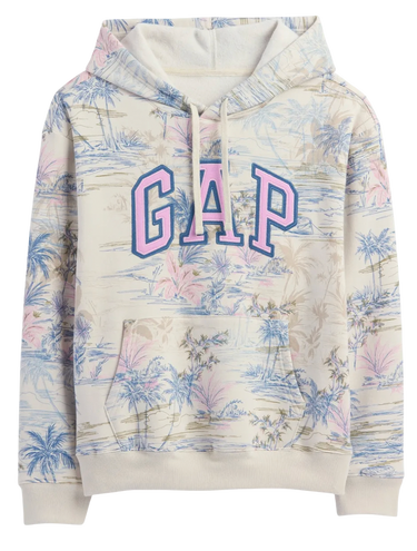 Mikina GAP Tropical Print Hooded Pullover Rôznofarebný | 463506-80, 4