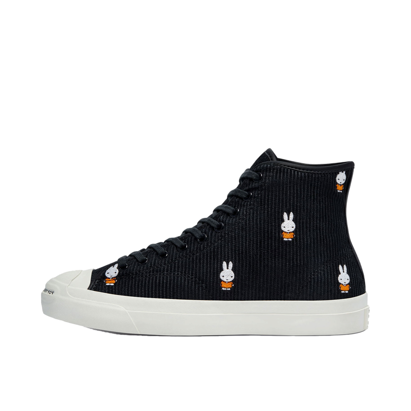 Tenisky a topánky Converse CONS Jack Purcell Pro Mid POP Trading Company Miffy Corduroy Čierna | 171951C
