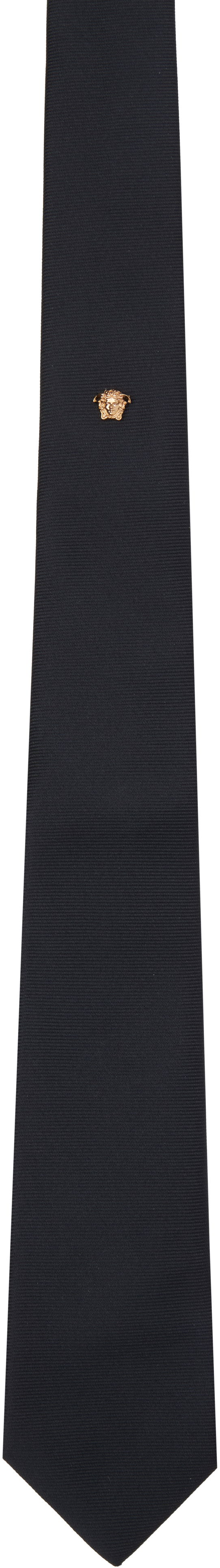 Opasok Versace Versace Medusa Silk Tie Čierna | 1007310_1A12851, 0