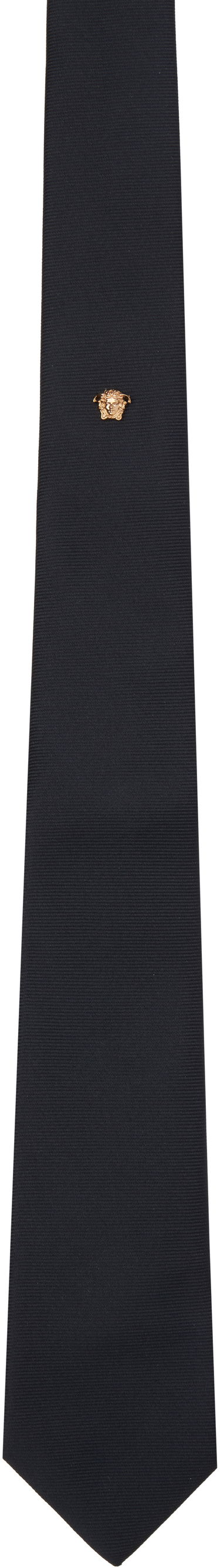Opasok Versace Versace Medusa Silk Tie Čierna | 1007310_1A12851, 0