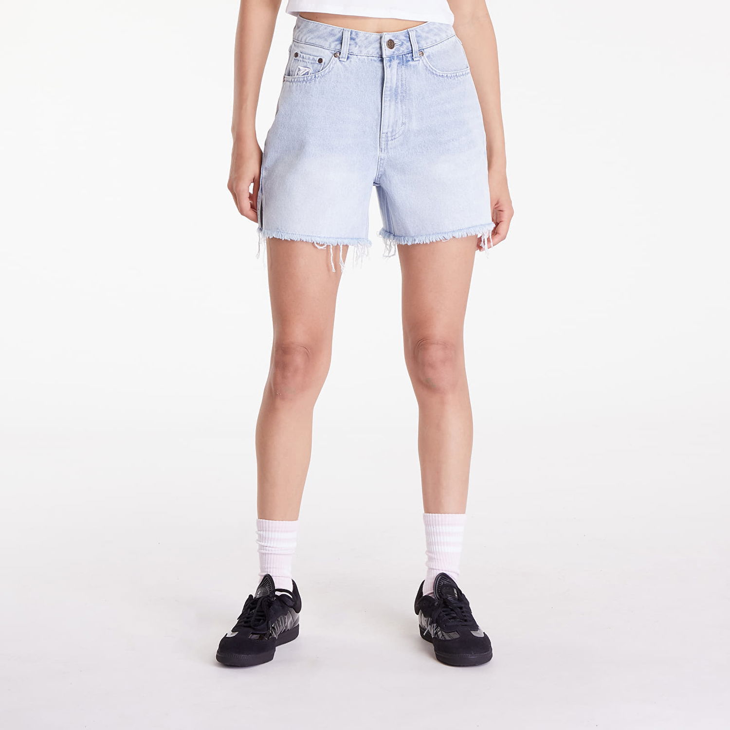 Šortky Karl Kani Og Slit Denim Shorts Light Blue Modrá | KW242-032-1, 0