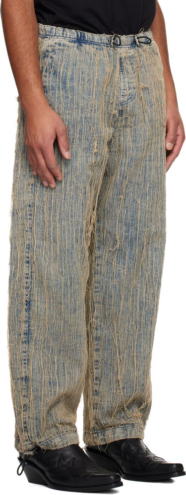 Džínsy Diesel Relaxed D-Martial Frayed Drawstring Jeans Rôznofarebný | A19277-0CMBZ-01, 1