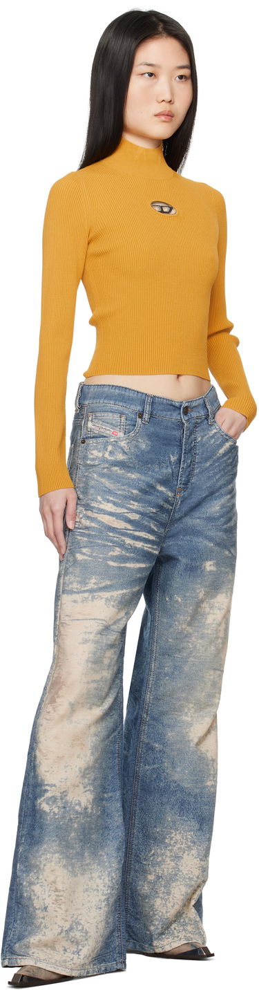 Sveter Diesel Fitted Cutout Detail Sweater Čierna | A14187 0DLAX, 3