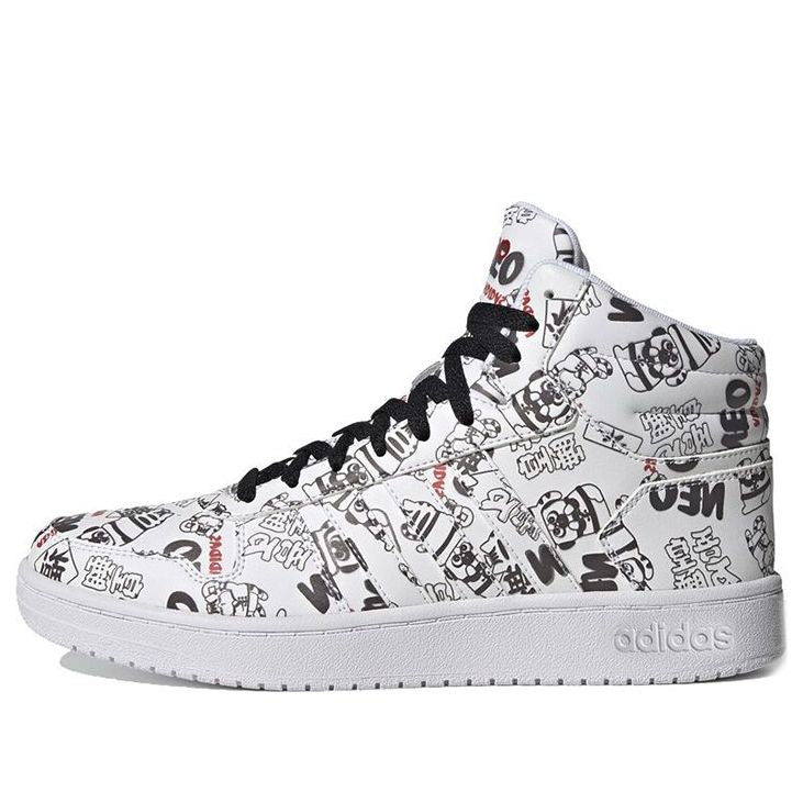 Tenisky a topánky adidas Performance Hoops 2.0 Mid Biela | H03089