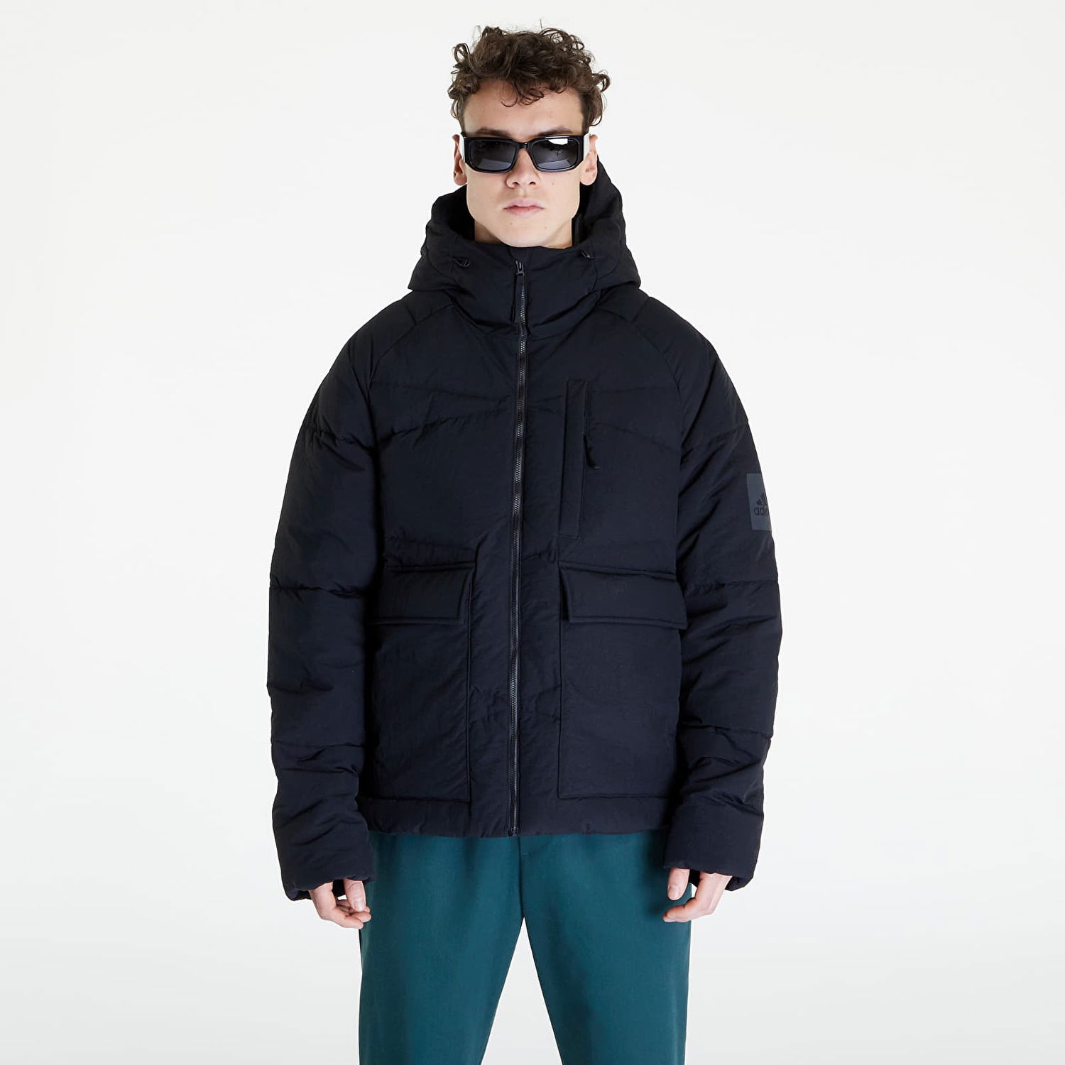 Bunda adidas Performance Big Baffle Jacket Navy | HN9930, 0