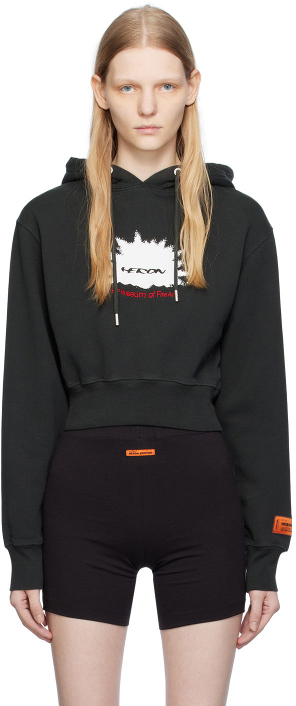 Mikina HERON PRESTON 'HP Museum' Hoodie Čierna | HWBB026F23JER0021025, 0