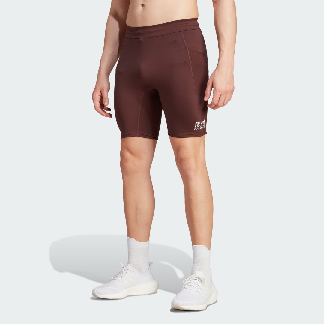 Šortky adidas Originals Legíny BMW Berlin Marathon 2023 Short Hnedá | IP3622, 0