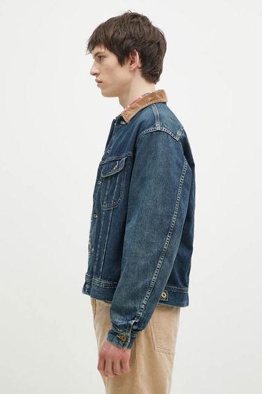 Bomber bunda Human Made Blanket Lined Denim Work Jacket Modrá | HM28JK010, 1