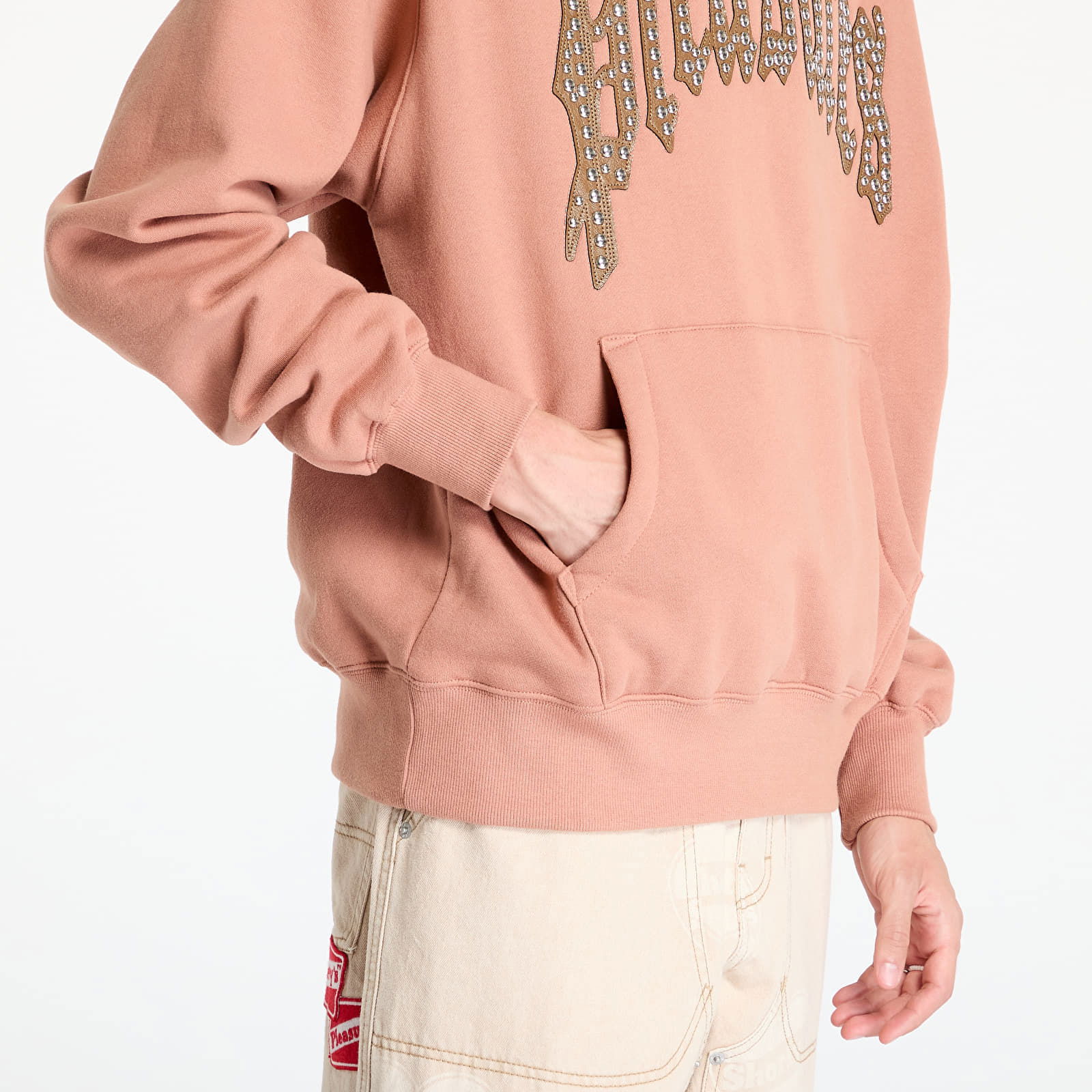 Twitch Studded Hoodie Clay