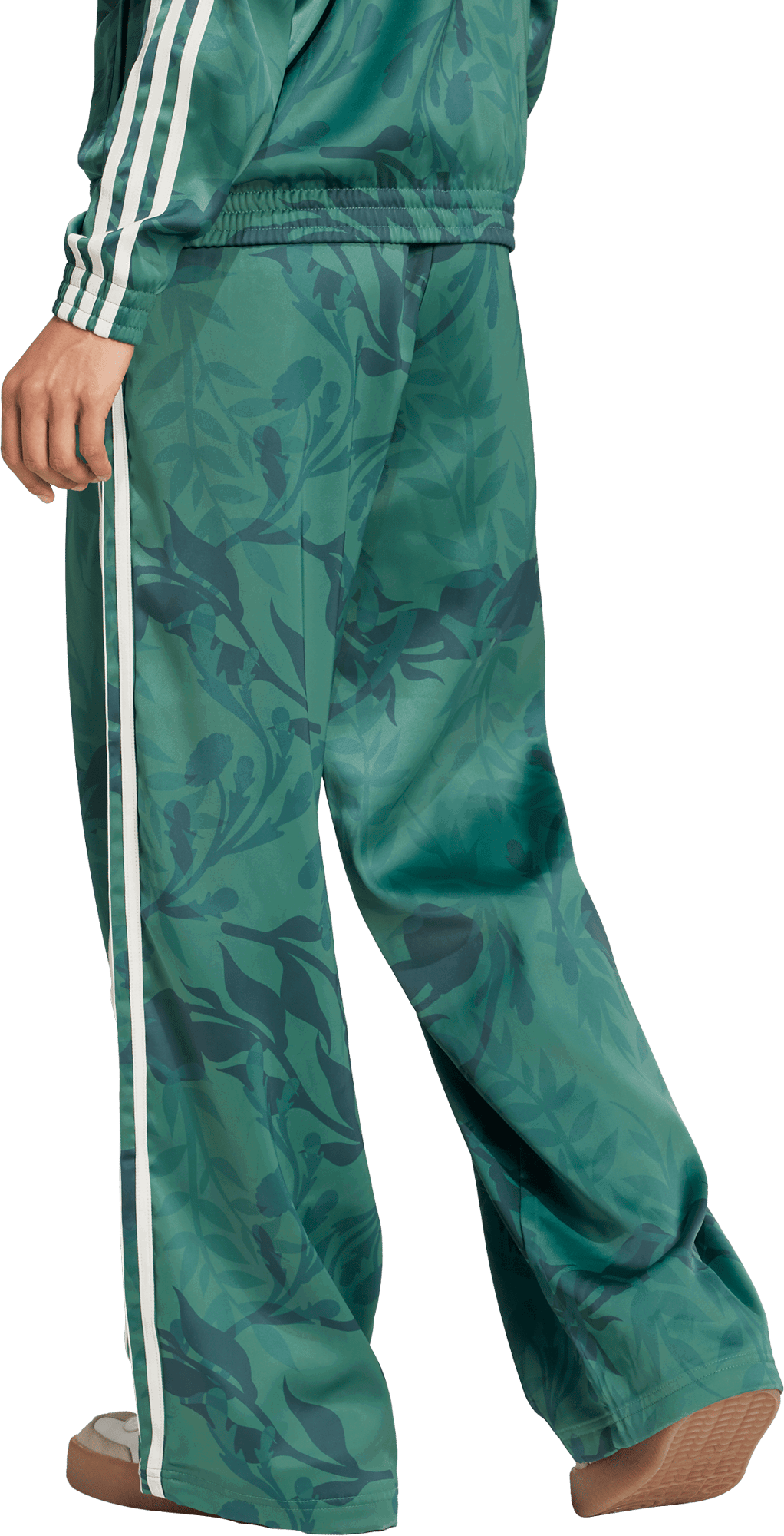 Nohavice adidas Performance Italy Wide-Leg Track Pants Zelené | JJ0346, 1