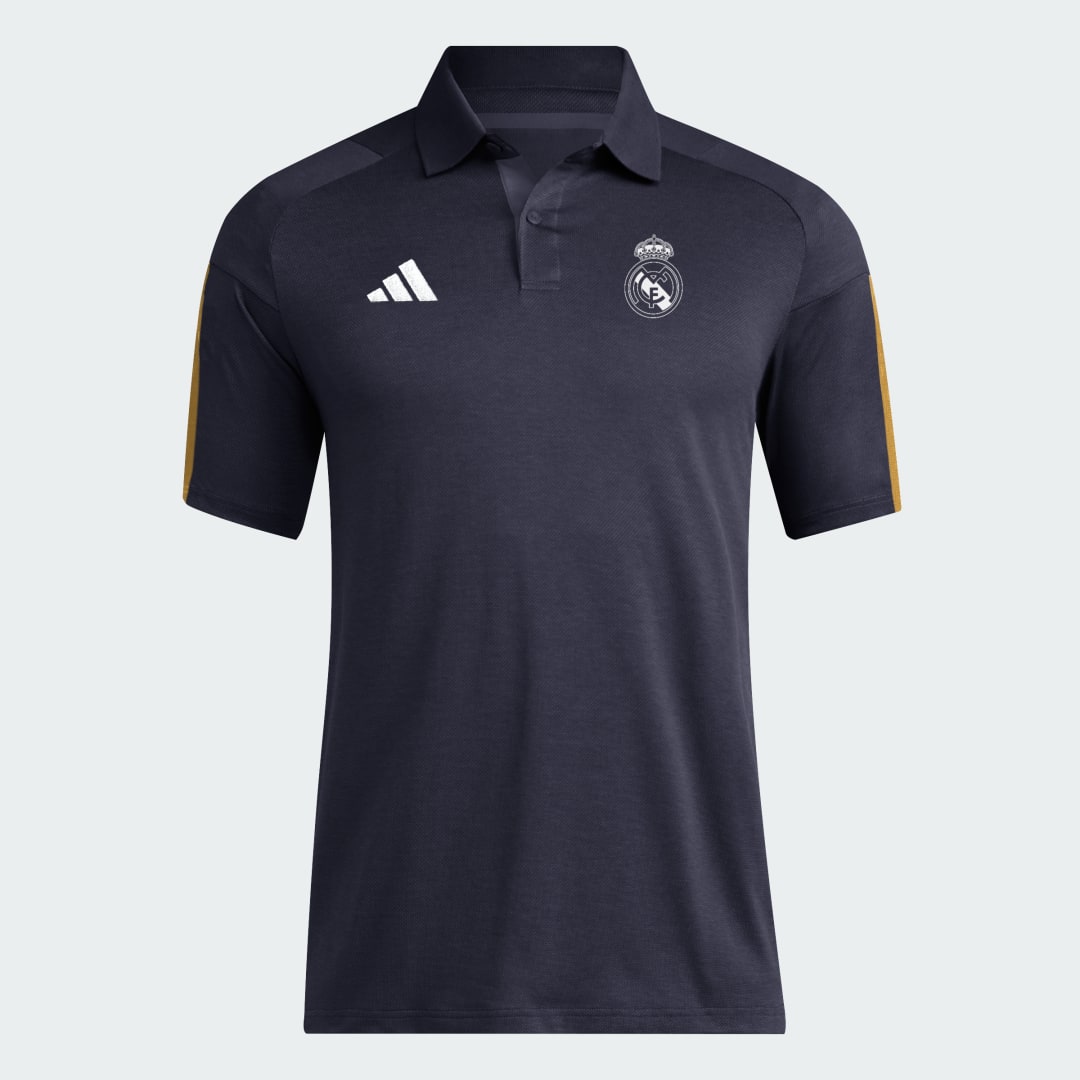 Polo tričko adidas Originals Real Madrid Tiro 23 Cotton Polo Shirt Čierna | IB0843, 0