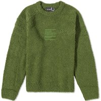 Sveter Fred Perry Raf Simons x Fluffy Crewneck Zelené | SK6518-M26, 1