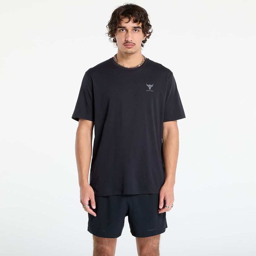 Tričko Under Armour Project Rock Simple Branded Tee Čierna | 1387797-002