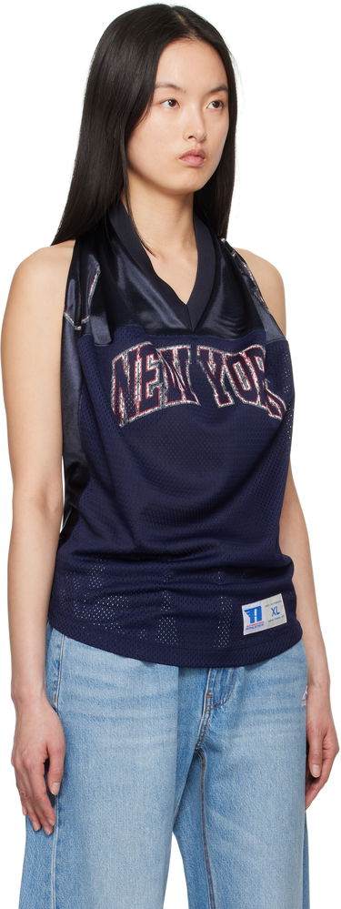 Tielko Alexander Wang Alexander Wang Sport Jersey Tank Top Navy | 1CC2251561, 1