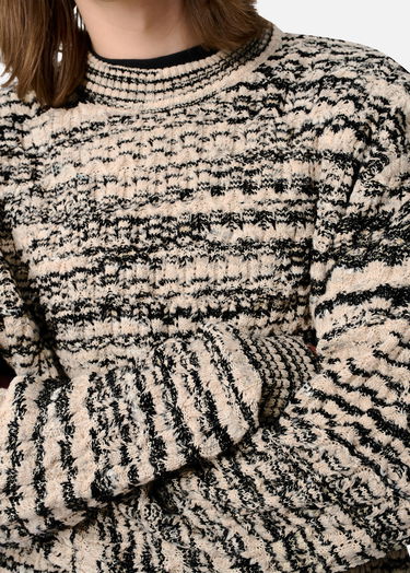 Sveter AXEL ARIGATO Noah Textured Striped Knit Sweater Rôznofarebný | A3296001, 7