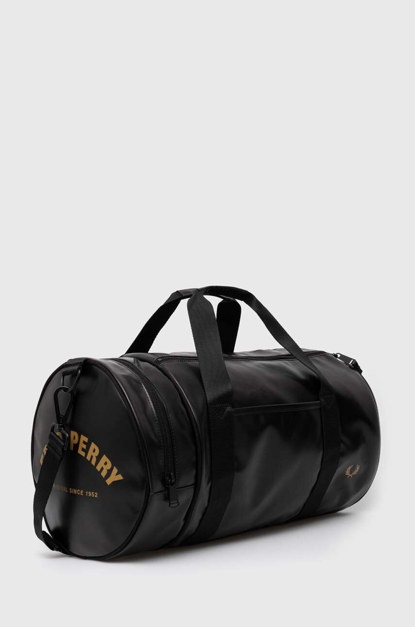 Cestovná taška Fred Perry Barrel Bag Čierna | L7260.774, 1