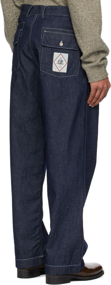 Džínsy C.P. Company C.P. Company Loose Denim Jeans Modrá | 18CMPA157A-110295W, 2