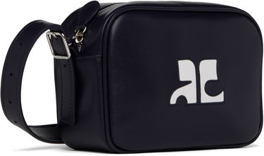 Taška cez rameno Courrèges Courrèges Reedition Leather Camera Bag Navy | PERGSA061CR0065, 1