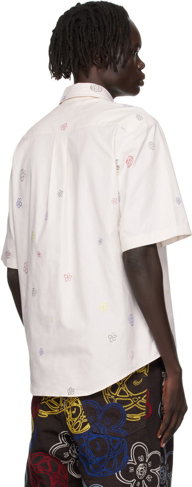 Košeľa KENZO Kenzo Paris Futura 2000 Edition Embroidered Shirt Biela | FF65CH1279IJ, 2