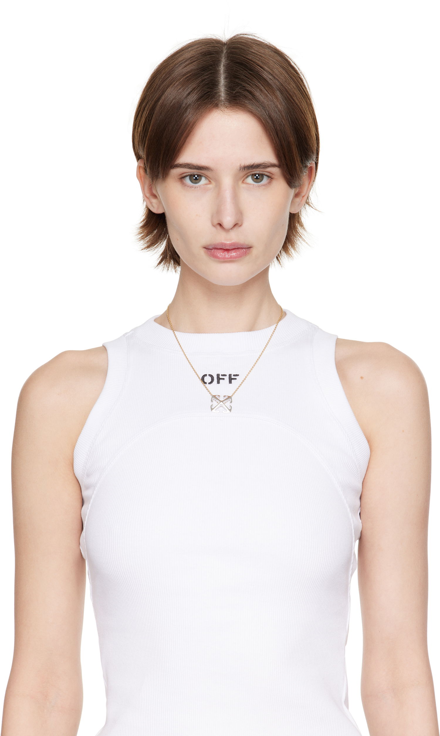 Náhrdelník Off-White Off-White Arrow Pendant Necklace Metalická | OWOB13OS25MET0017672, 1