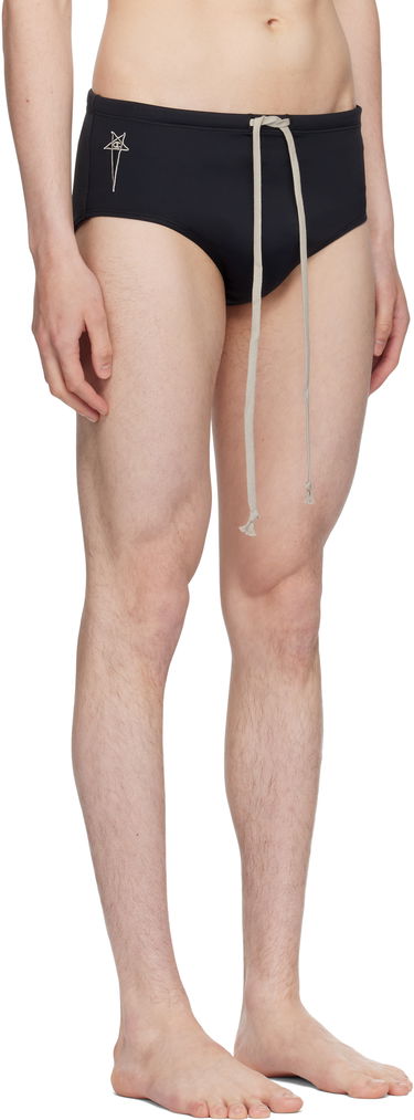 Plavky Rick Owens Rick Owens Champion Edition Jersey Swim Briefs Čierna | CM01E1692 CHJMW SWIM JERSEY, 1