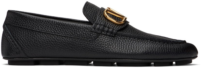 Tenisky a topánky Valentino Valentino Garavani VLogo Driving Loafers Čierna | 3Y2S0G30YST