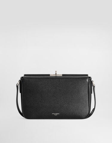 Taška cez rameno Dolce & Gabbana Dolce & Gabbana Marlene Alpine Calfskin Crossbody Bag Čierna | BM2481A9AB680999, 0