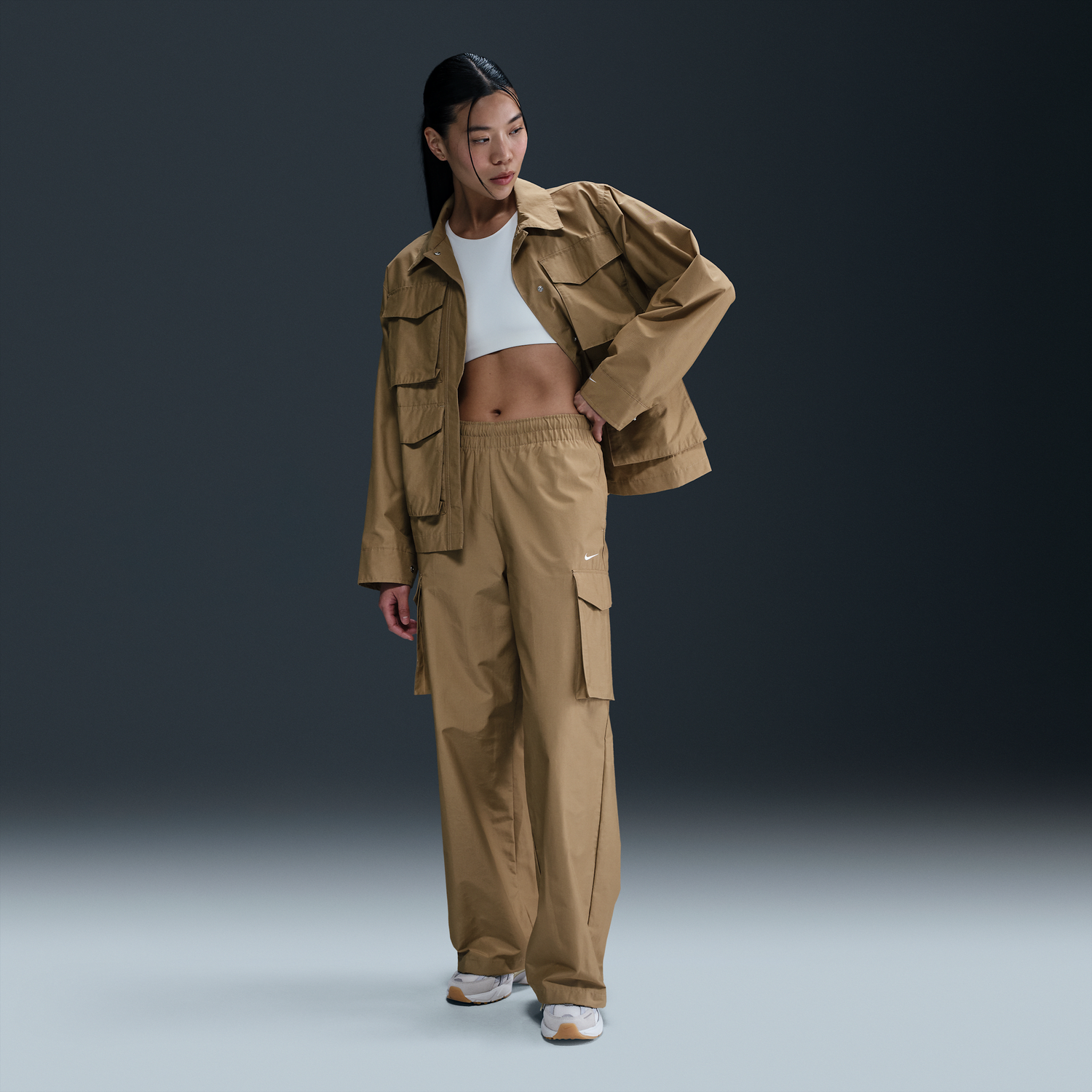 Cargo nohavice Nike Nike Sportswear Everything Wovens Mid-Rise Cargo Pants Hnedá | HM6976-297, 0