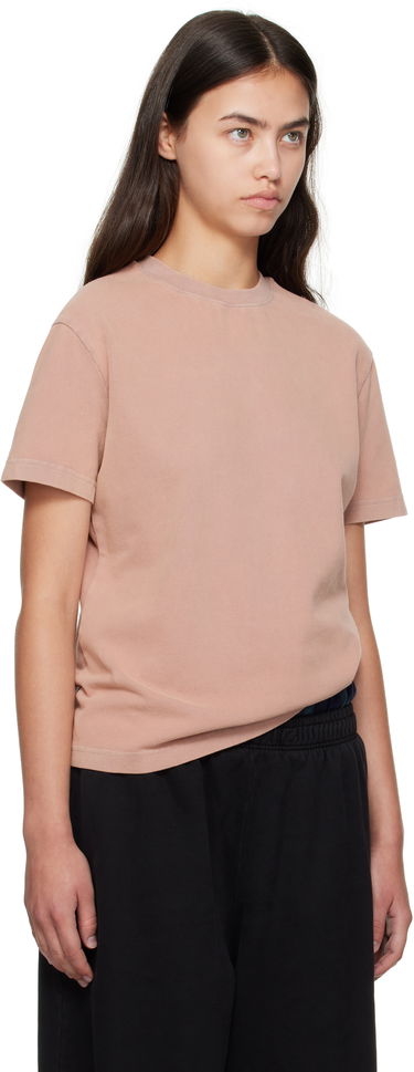 Tričko Acne Studios Acne Studios Cotton Crewneck T-Shirt Ružová | CL0352-, 1