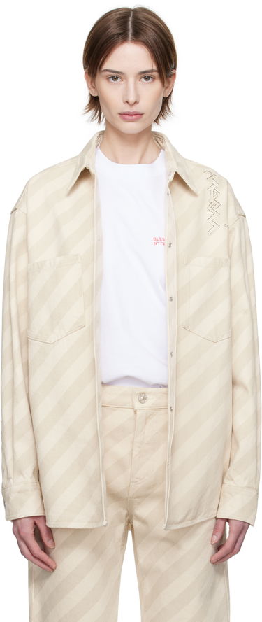 Košeľa Marni Marni Boxy Denim Shirt Béžová | CAJD0601S0 USCX37, 0